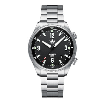 PHOIBOS Storm Corsair 200M Automatic Diver Watch PY063C Black