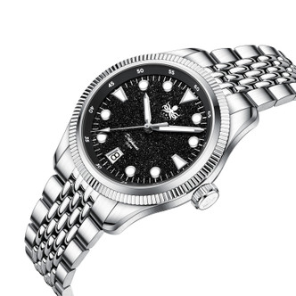 PHOIBOS Delphinus 100M Automatic Watch PY066B Lapis Lazuli