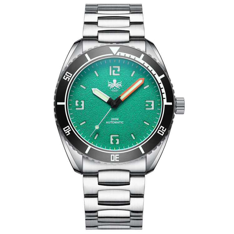 PHOIBOS REEF MASTER 200M Automatic Diver Watch PY047A Shamrock Green