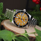 PHOIBOS Narwhal 200M Automatic Diver Watch PY051F Yellow Jasper Limited Edition