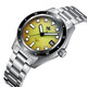 PHOIBOS Argo 200M Automatic Diver Watch PY052F Spiral Sunray Yellow