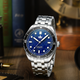 PHOIBOS EAGLE RAY 200M Automatic Diver Watch PY065BN Lapis Lazuli No Date