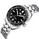PHOIBOS EAGLE RAY 200M Automatic Diver Watch PY065CD Black Aventurine Date