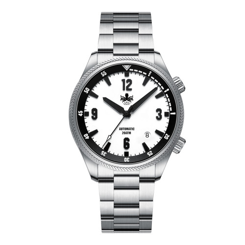 フォルスコリ PHOIBOS Storm Corsair 200M Automatic Diver Watch PY063E White
