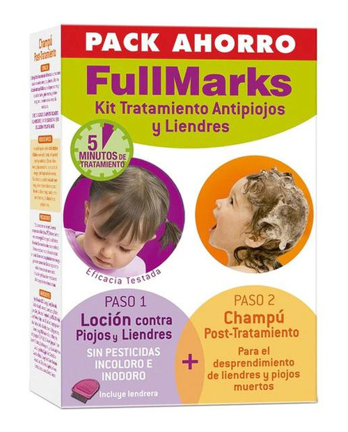 Fullmarks kit antipiojos loción + champú