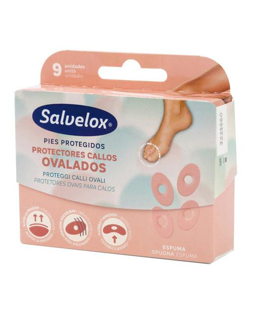Discos protectores ovalados para callos salvelox