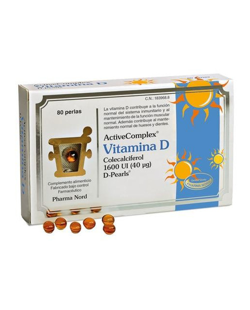 ActiveComplex Vitamina D 80 perlas Pharma Nord
