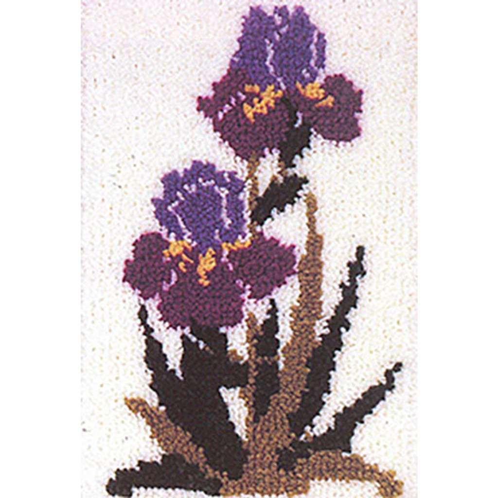 Double Bloom  Latch Hook Rug Kit