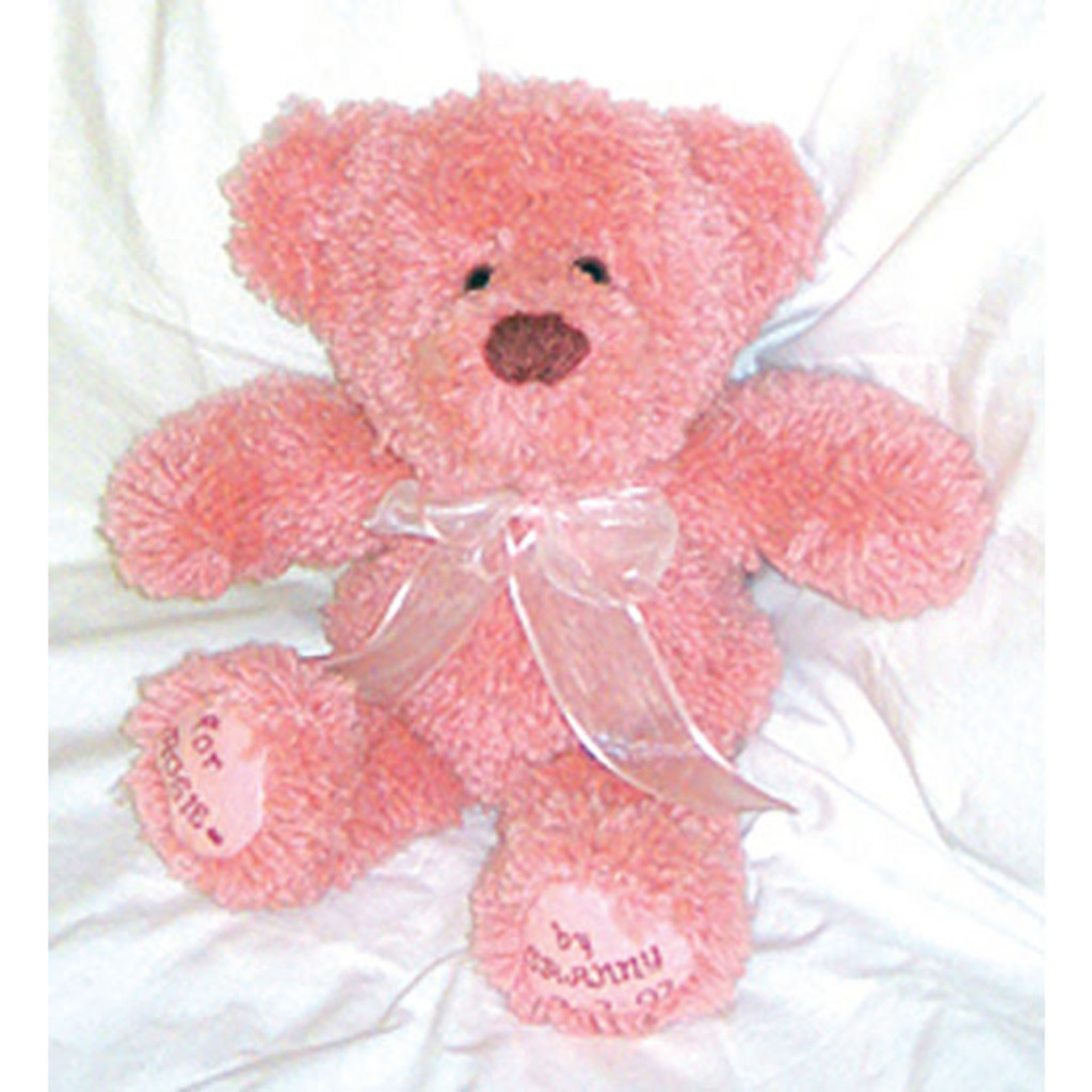 Pink Teddy Bear Latch Hook Kit