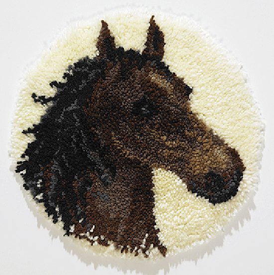 Horse Latch Hook Rug Kit