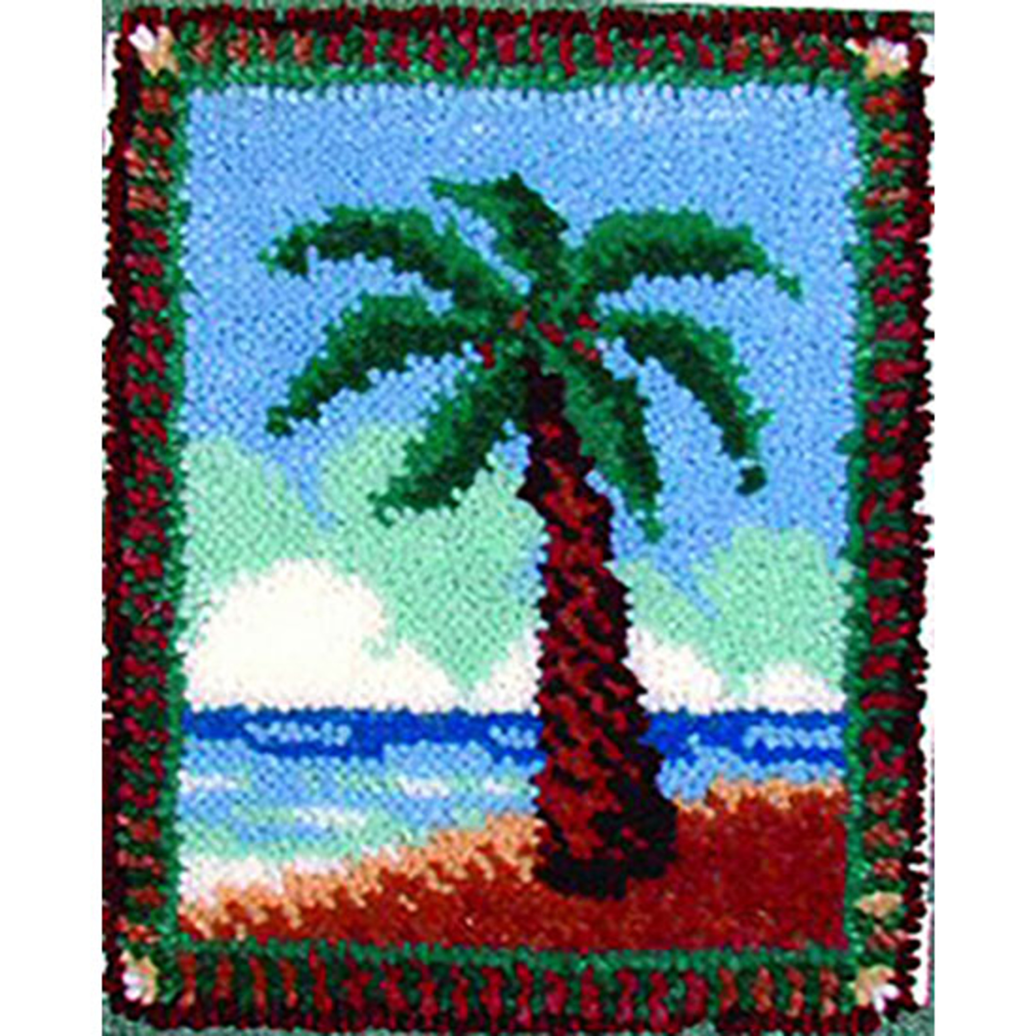 Desert Palm Latch Hook Rug Kit