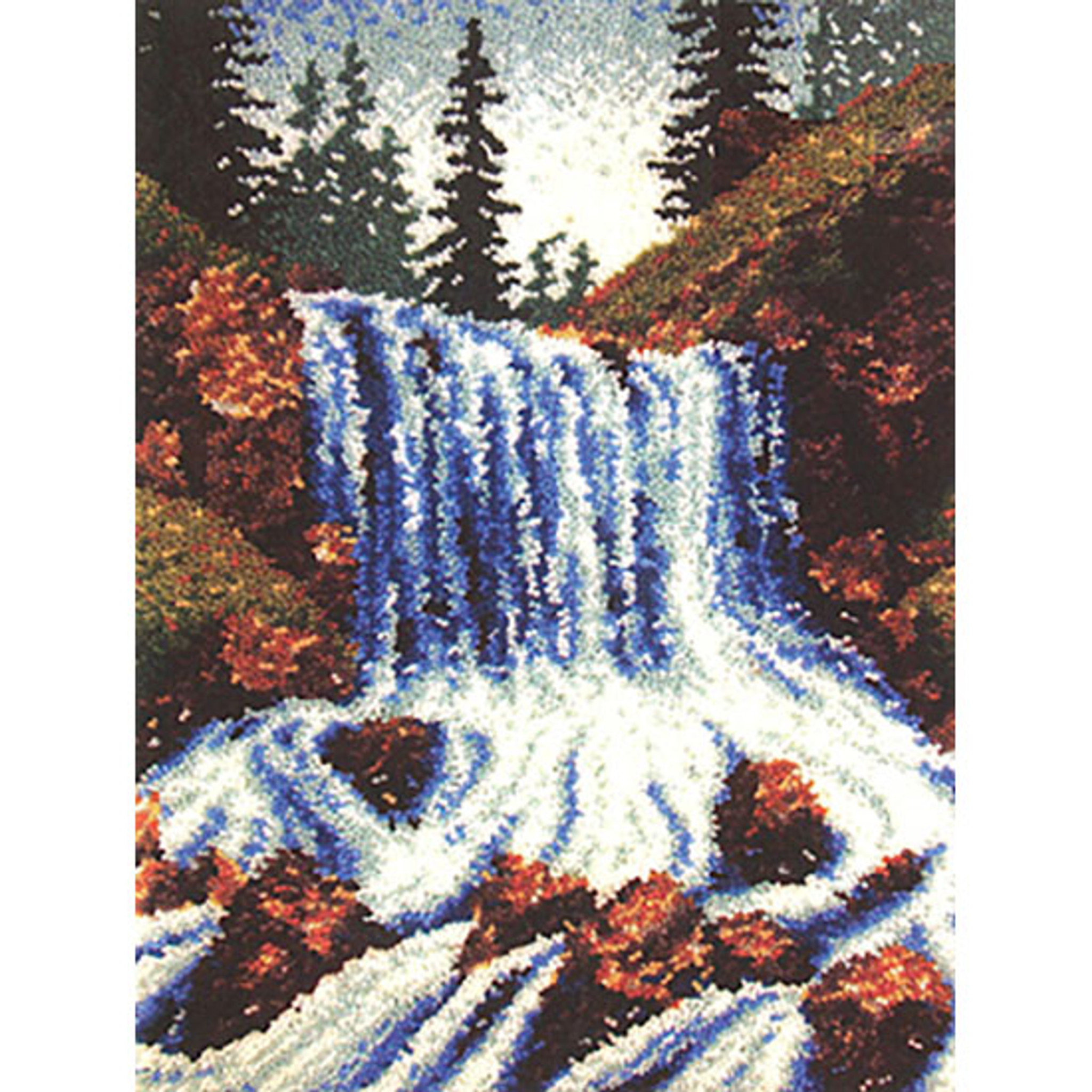 Mountain Falls Latch Hook Rug Kit
