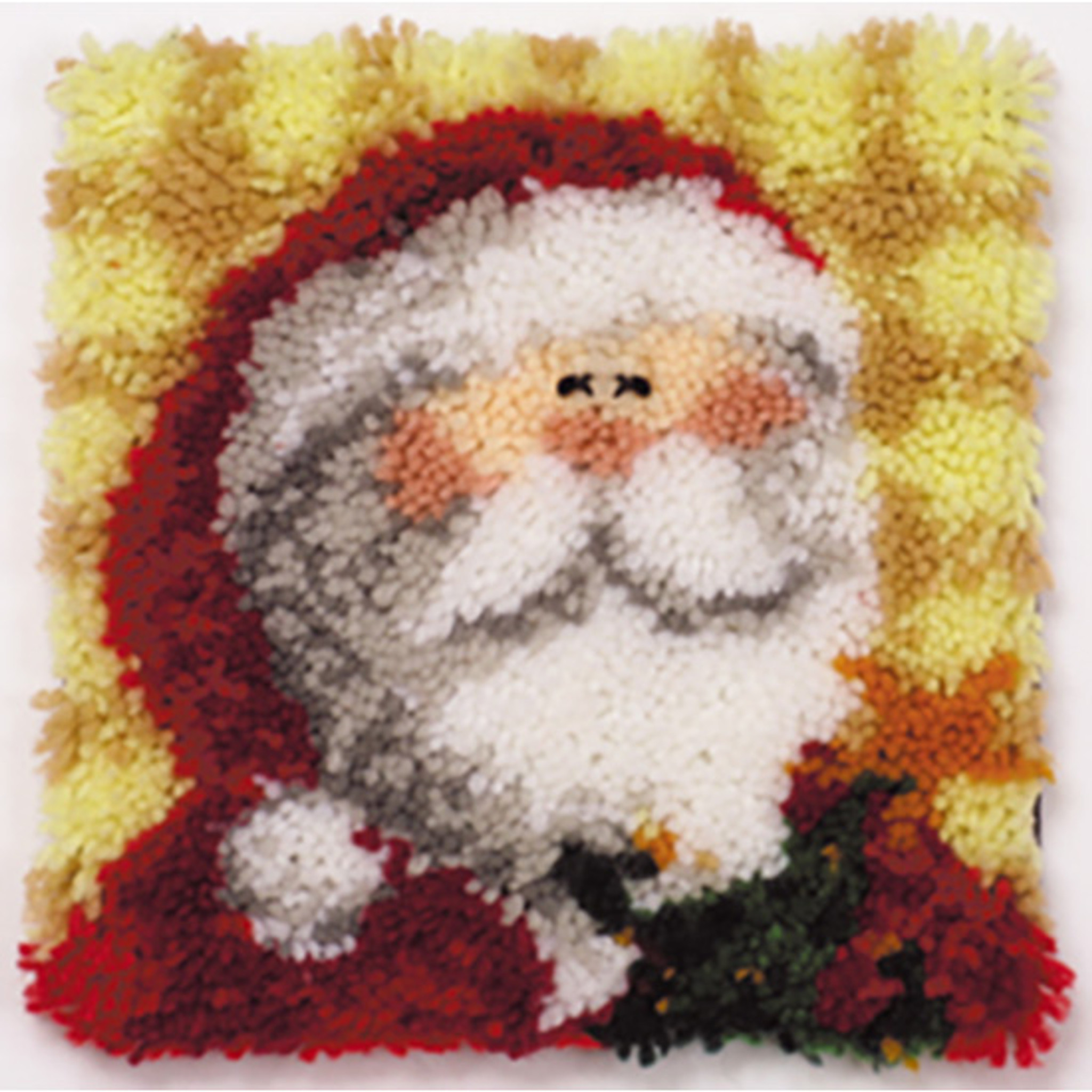 Ho Ho Santa Latch Hook Pillow Kit