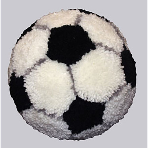Soccer Ball Latch Hook Rug Kit