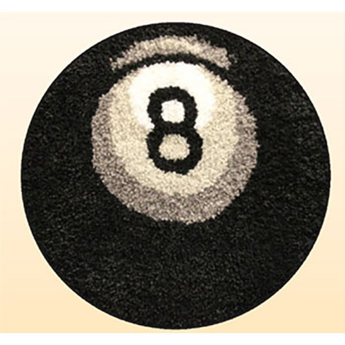 Eight Ball Latch Hook Rug Kit