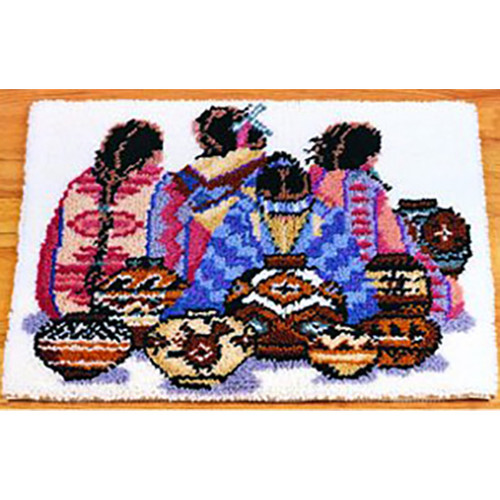 Indian Artistry Latch Hook Rug Kit