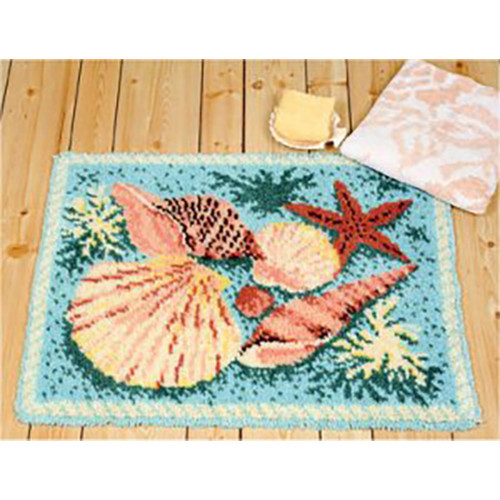 Sea Shells Latch Hook Rug