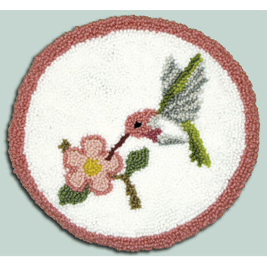 Hummingbird Latch Hook Pillow Kit