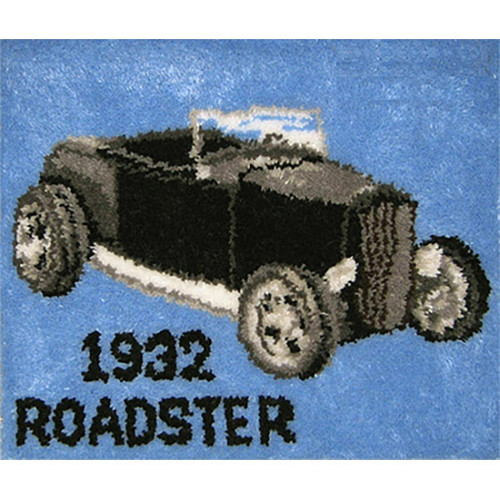 Roadster Latch Hook Rug Kit