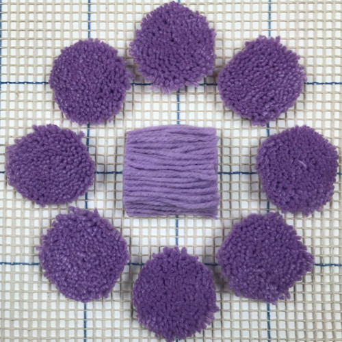 Lavender Precut Latch Hook Yarn