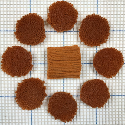 Dark Gold Precut Latch Hook Yarn