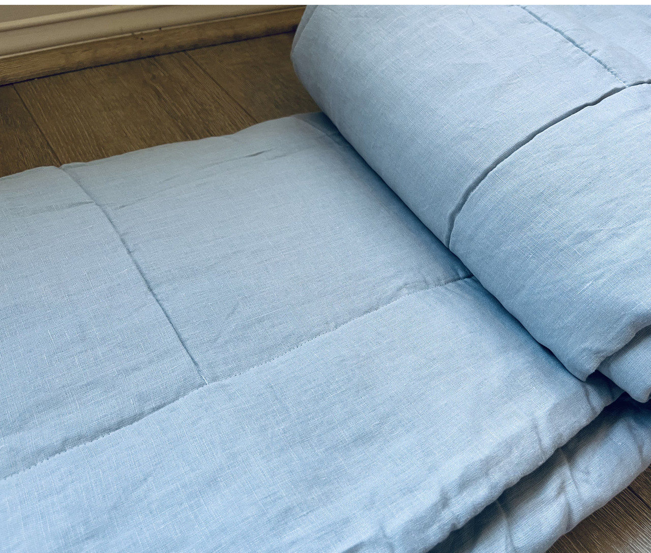 Linen Box Quilt Comforter Quilt