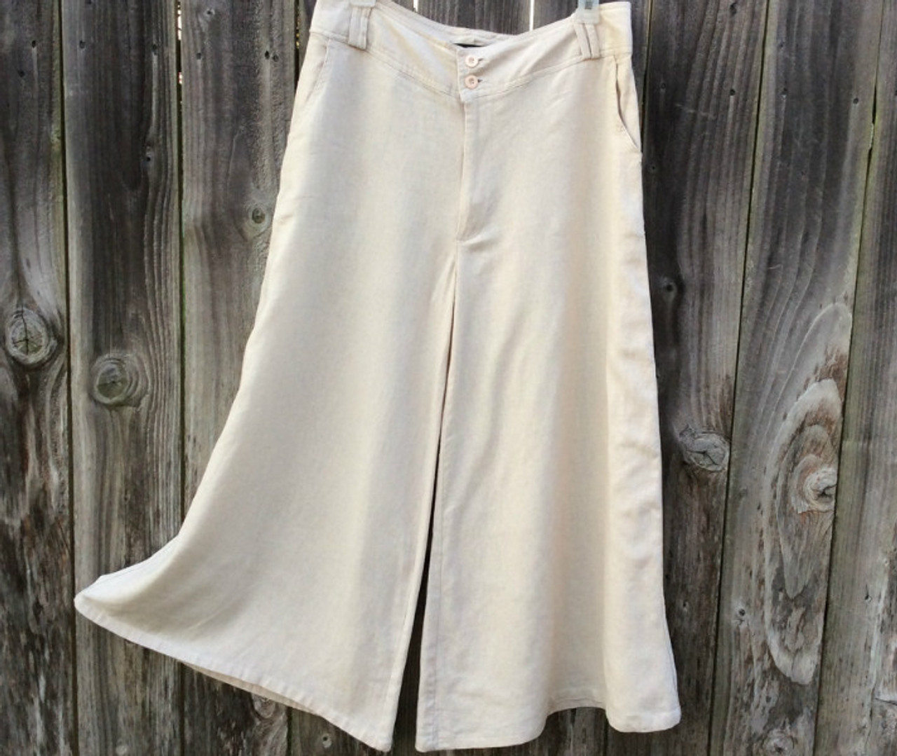 Casual Linen Pants, Ankle length | Handmade by Superior Custom Linens