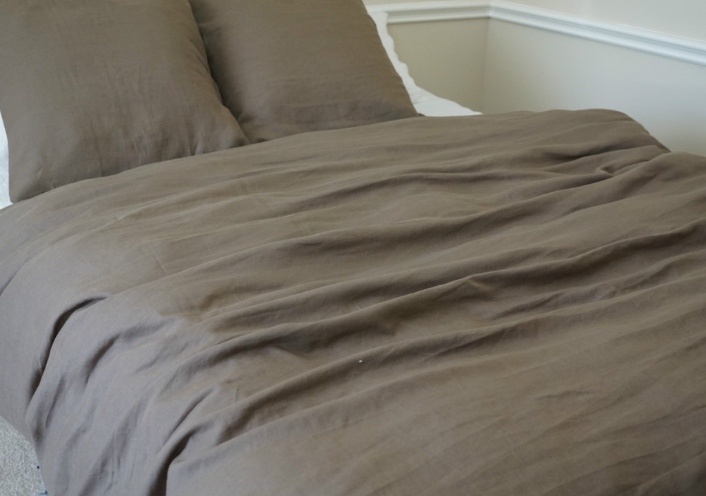 Cedar Linen Dark Brown Duvet Cover Handcrafted by Superior Custom Linens — free download