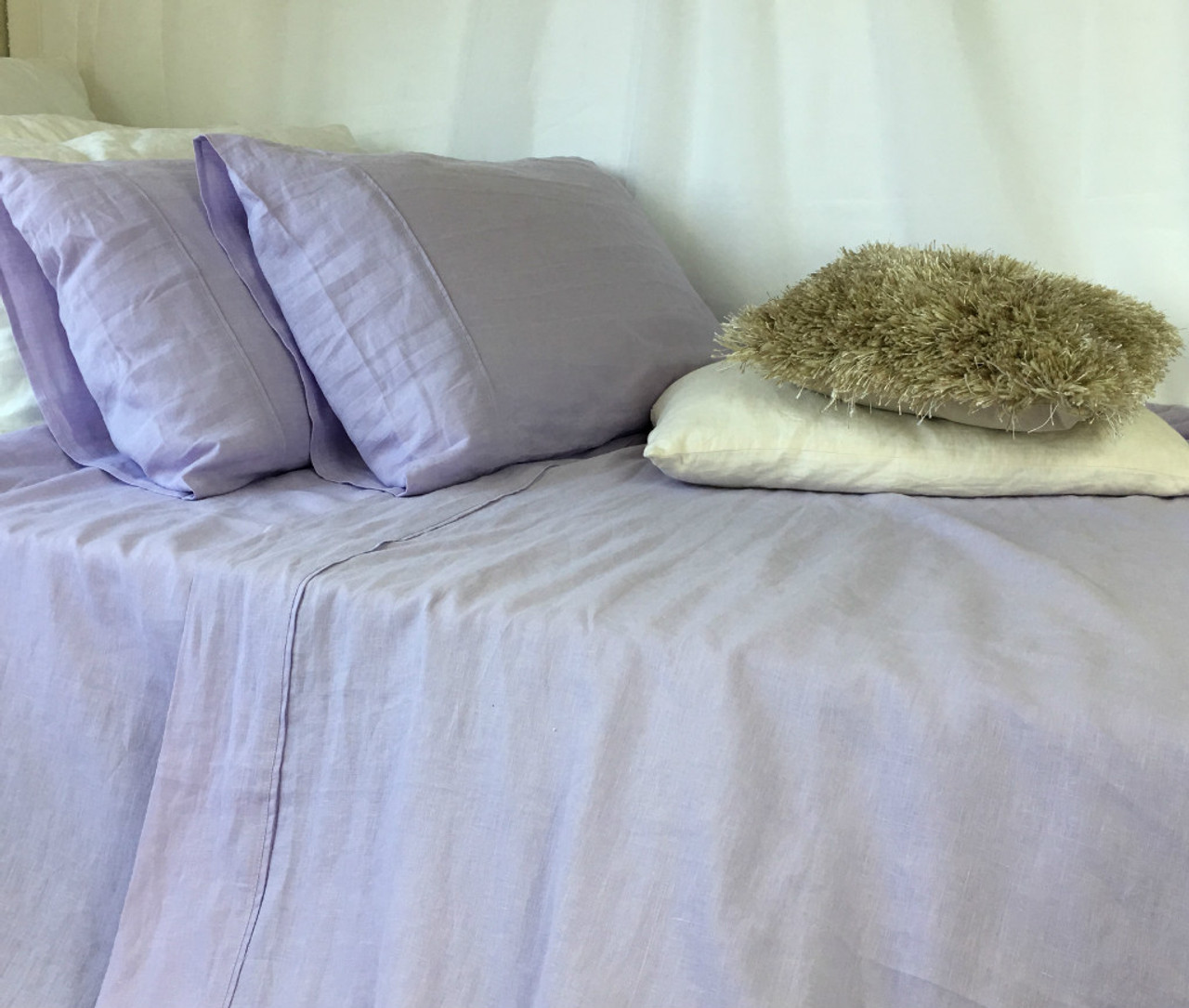 Lavender Light Purple Bed Sheets Handcrafted by Superior Custom Linens