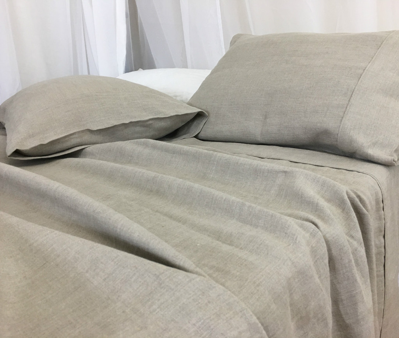 linen bed sheets