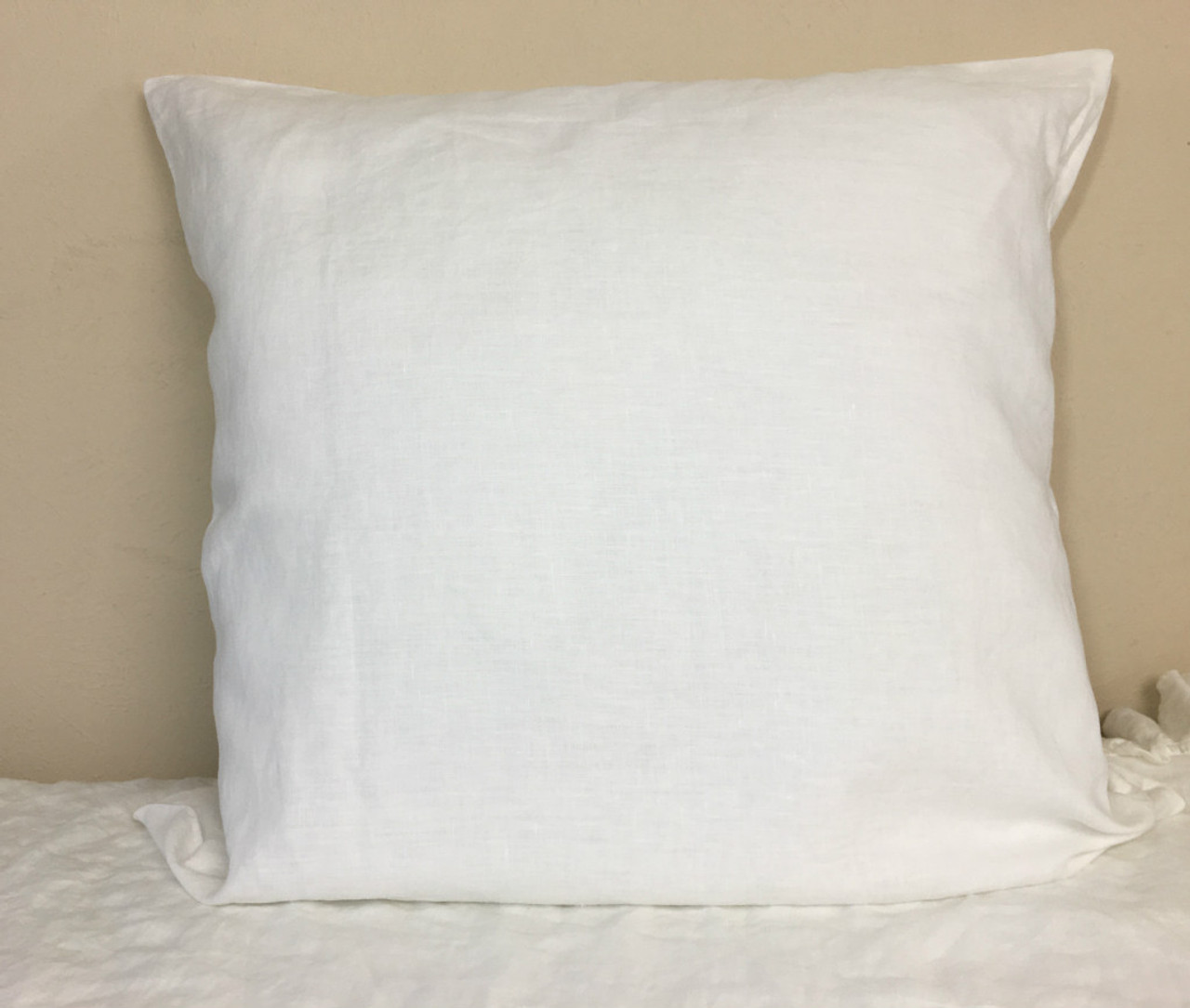 Soft White Euro Sham Cover, all sizes