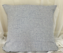 Bengal Stripe Denim Euro Sham Cover