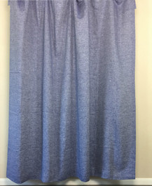 Chambray Denim Shower Curtain