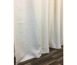 Cream Linen Curtain, custom linen curtains