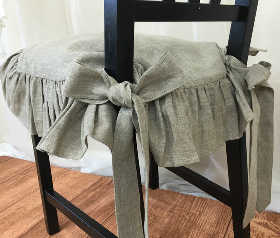 linen chair covers dining chair linen chair seat cover gathered ruffles with ballerina sash ties slipcover 100 handcrafted by superiorcustomlinenscom linen chair covers dining chair linen chair seat cover gathered ruffles with ballerina sash ties slipcover 100 handcrafted by superiorcustomlinenscom