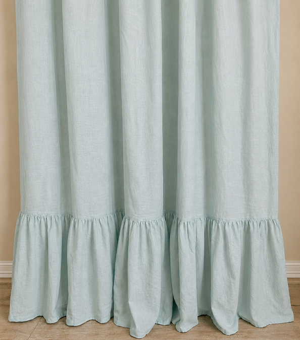 soft, tranquil blue-green Linen 
