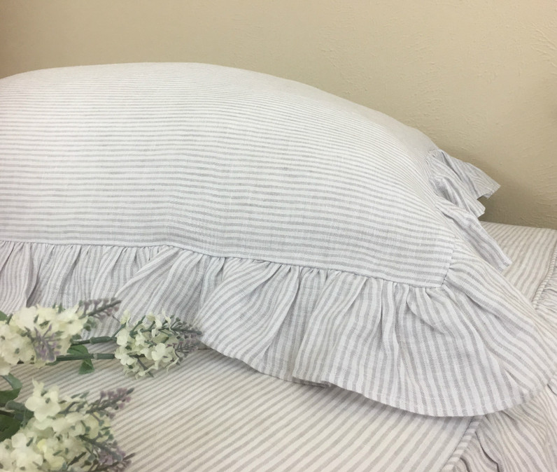 stone grey ticking stripe