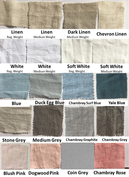 Steel' Linen-Cotton Blend Custom Fabric Sample (Grey)