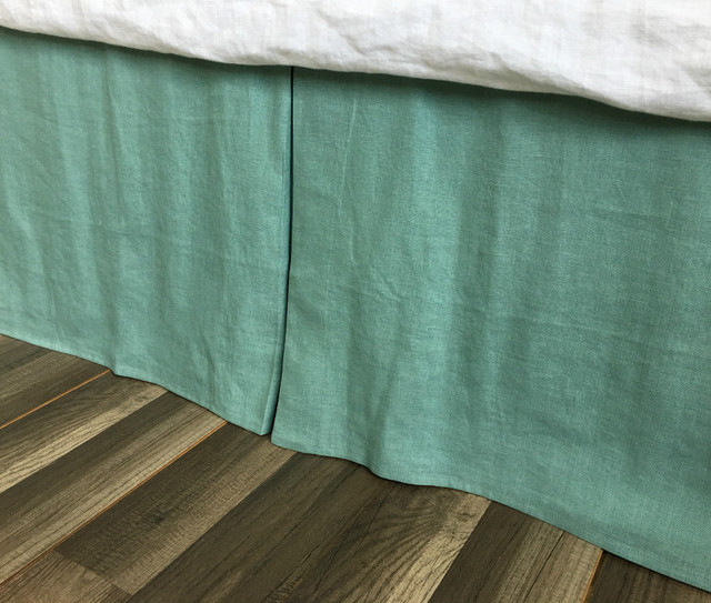 Moss green bed skirt clearance