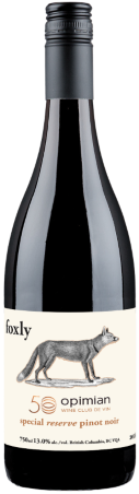 Foxly Opimian Special Reserve Pinot Noir, BC VQA|13535