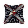 Kaki-no-hana (Persimmon Flower) Pincushion Blue and White