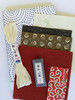 Sashiko swirls kit red