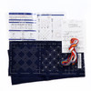 Sashiko Coaster Kit - Navy Tsumugi - SK-402