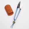 Shozaburo Thread Snips with Iga Silk Braid - Blue