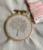 This 'Partridge tree' is a charming embroidery block featuring the a beautifully strong tree stamped onto natural linen. 
