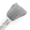Inspired by the "silver gray" color that has been enjoyed in ink paintings and kimonos from the Edo era as a colorless yet elegant color. By stitching on white fabric or combining it with black thread, it will look like an ink painting.