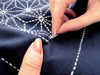 Hana Fukin Sashiko Sampler Kit Seigaiha Navy OK-204