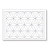 Sashiko Placemat Tumbling Flowers L-1004/L-2004