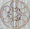 SASHIKO PANEL - SEVEN PATTERNS ECRU: SSSD-SB001