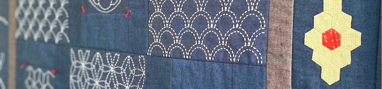BeBe Bold Pre-Stencilled Sashiko Panels